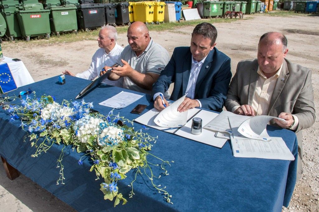 Općina Medulin potpisala ugovo za izgradnju i opremanje reciklažnog dvorišta Kamik